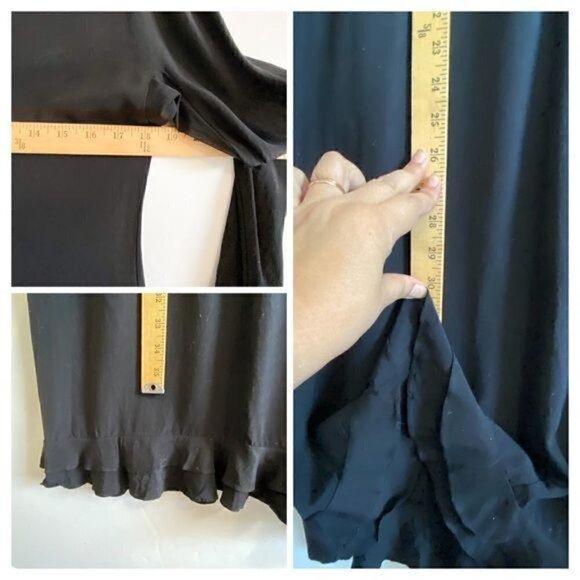 Vintage Gucci Ruffle Trim Washed Silk Dress - Picture 12 of 12